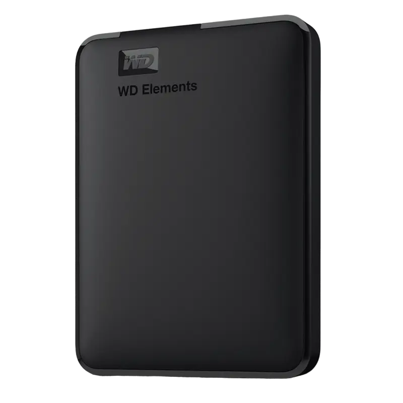 Внешний портативный жесткий диск Western Digital WD Elements,  4 TB, Чёрный (WDBU6Y0040BBK-WESN) - photo