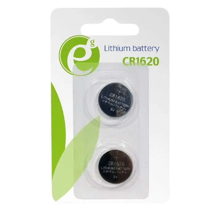Дисковые батарейки Energenie EG-BA-CR1620-01, CR1620, 70мА·ч, 2шт. - photo