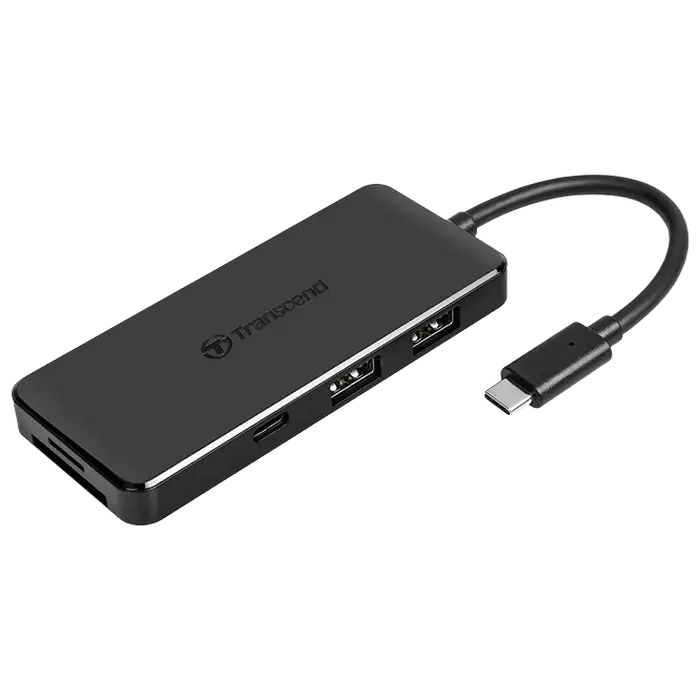 USB-концентратор Transcend HUB5C, Чёрный - photo