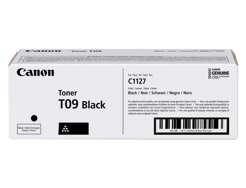 Toner Cartridge Canon T09 Black, for i-SENSYS X C1127i, C1127iF, C1127P - photo