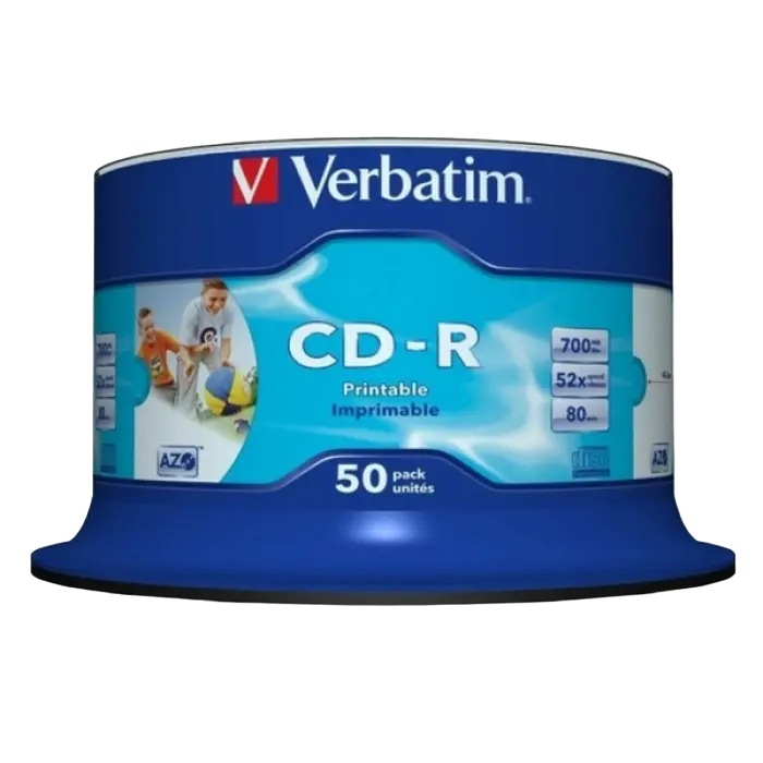 CD Verbatim ULTRA HD 4K Writer, 50buc, Cake - photo