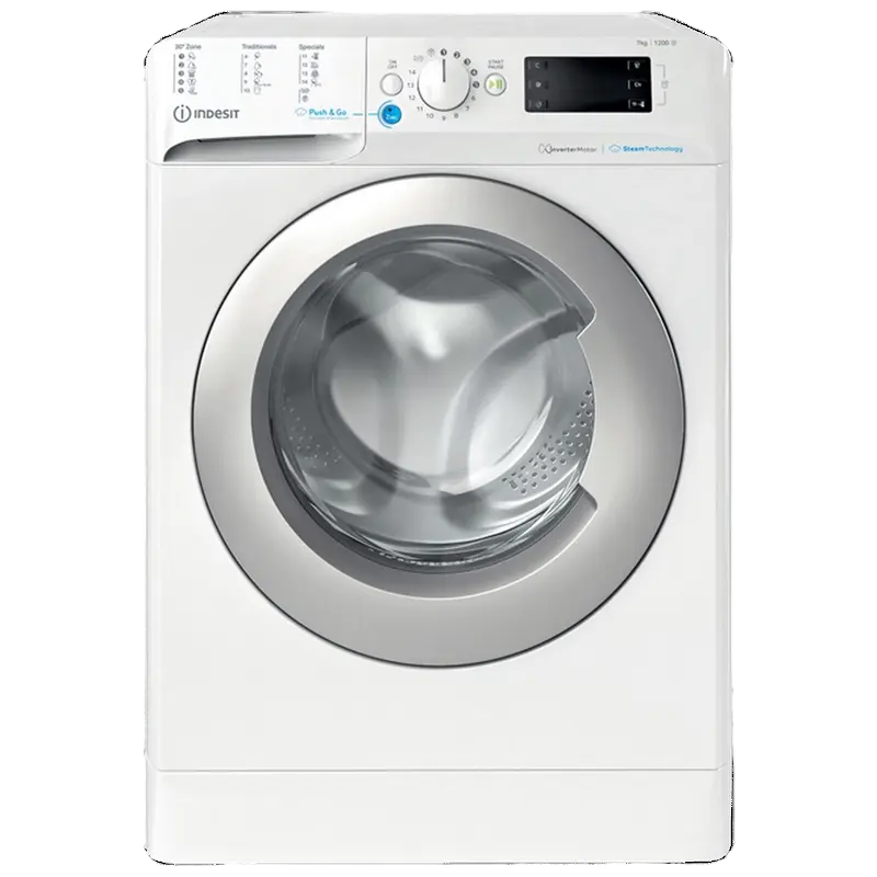 Mașină de spălat Indesit BWSE 71295X WSV, 7kg, Alb - photo