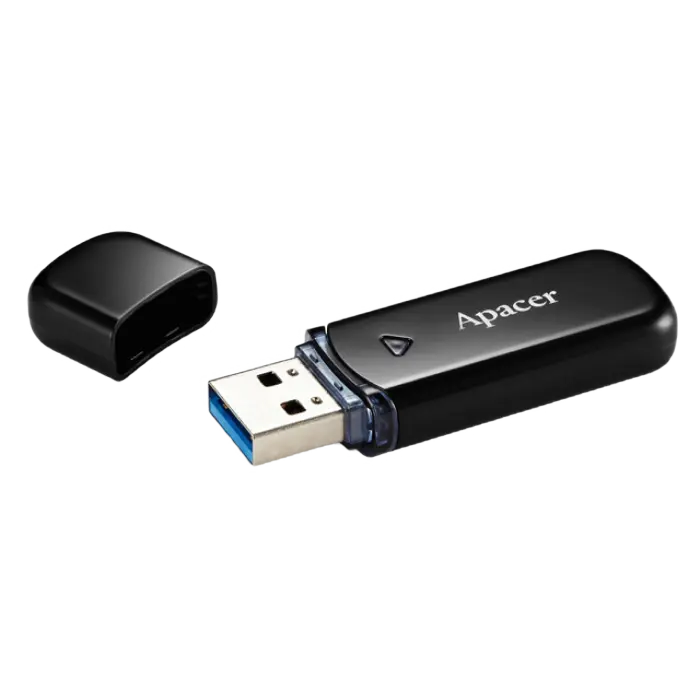 Memorie USB Apacer AH355, 64GB, Negru - photo