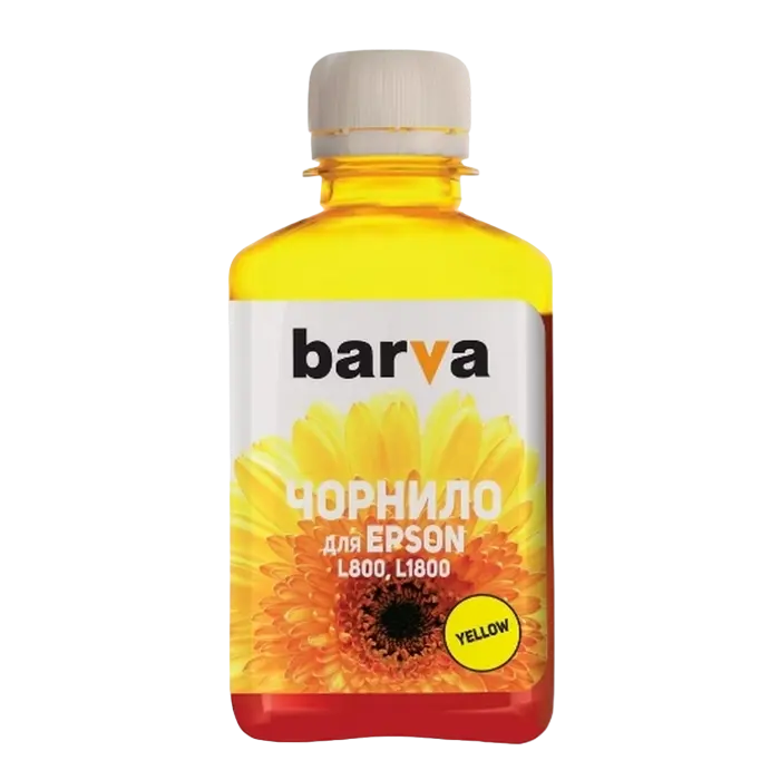 Recipient de cerneală Barva PN-EL800N, 180ml, Galben - photo