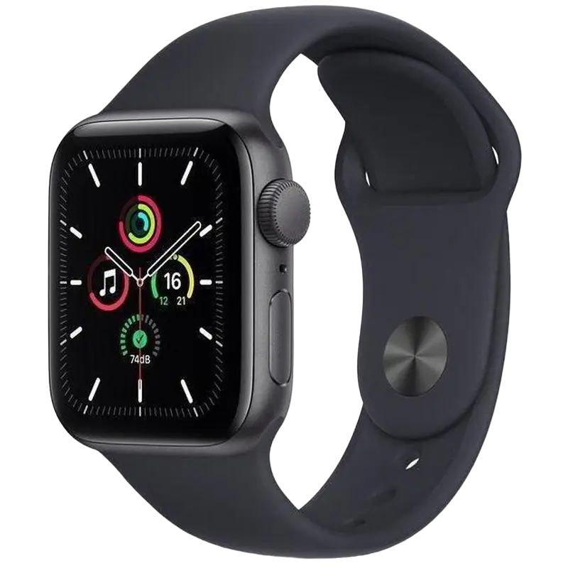 Ceas inteligent Apple Watch SE 2 MNJT3, 40mm, Midnight - photo