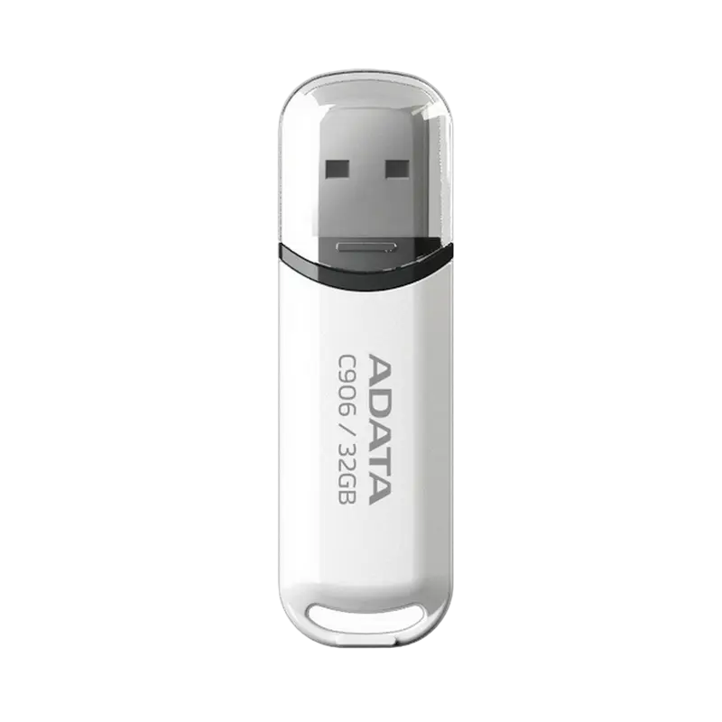 USB Flash накопитель ADATA C906, 32Гб, Белый - photo