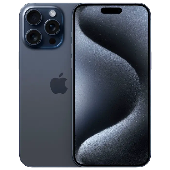 Смартфон Apple iPhone 15 Pro Max, 8Гб/256Гб, Blue Titanium - photo