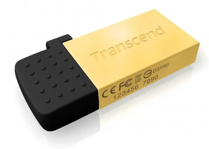 Memorie USB Transcend JetFlash 380, 8GB, Auriu