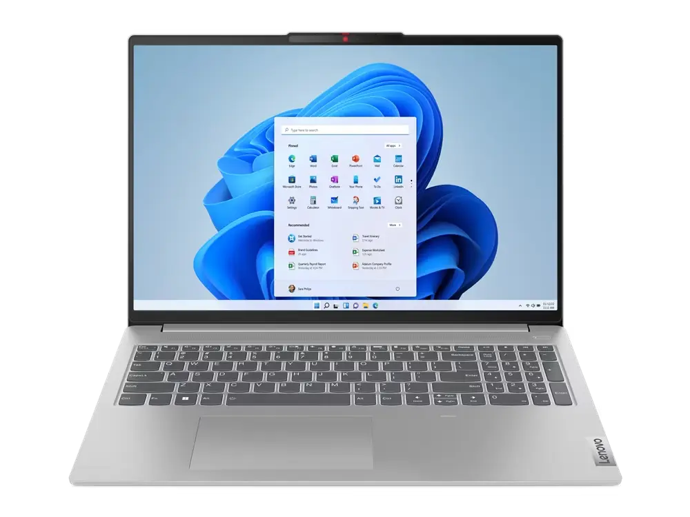 Laptop 16" Lenovo IdeaPad Slim 5 16IRL8, Cloud Grey, Intel Core i7-13620H, 16GB/1024GB, Fără SO - photo