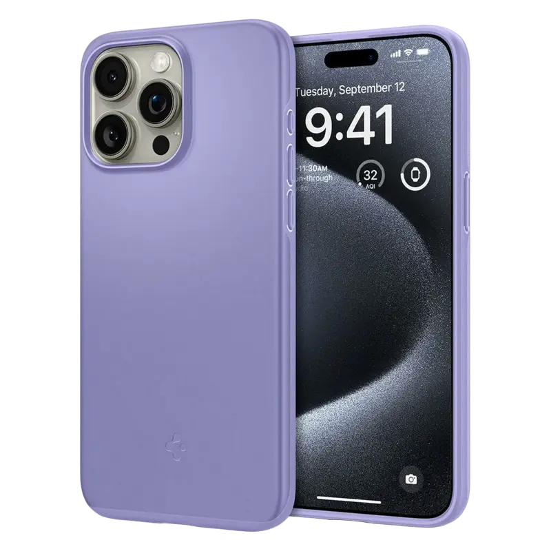 Husă Spigen iPhone 15 Thin Fit, Iris violet - photo