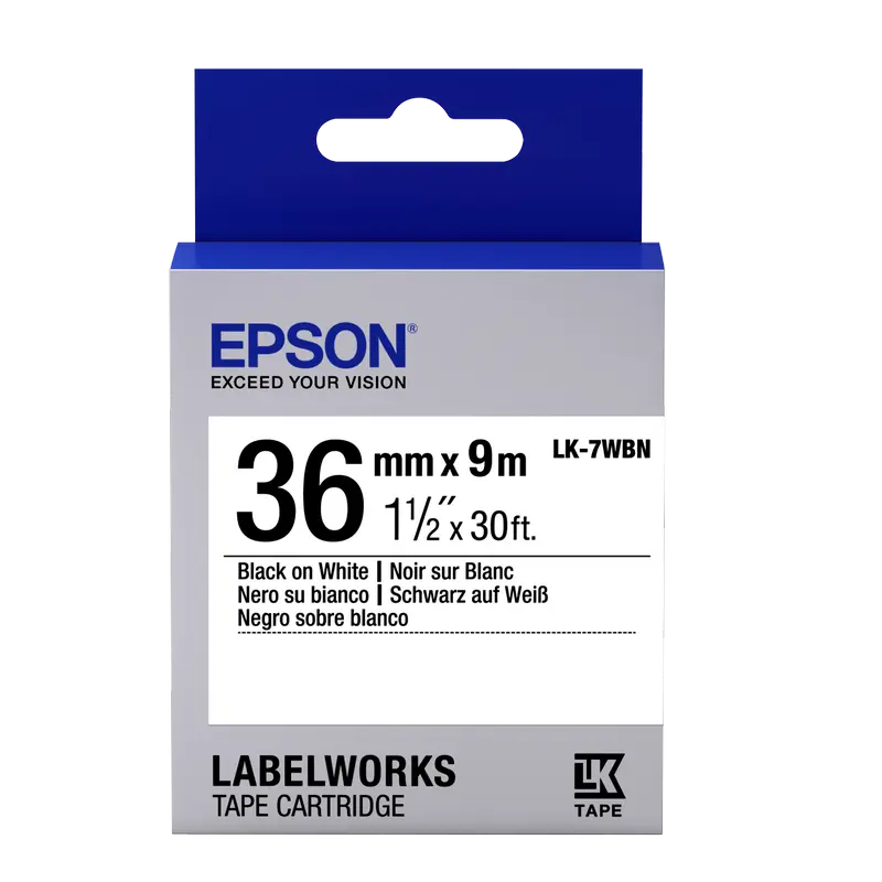  Epson LK-7WBVS, 36 x 8 mm - photo