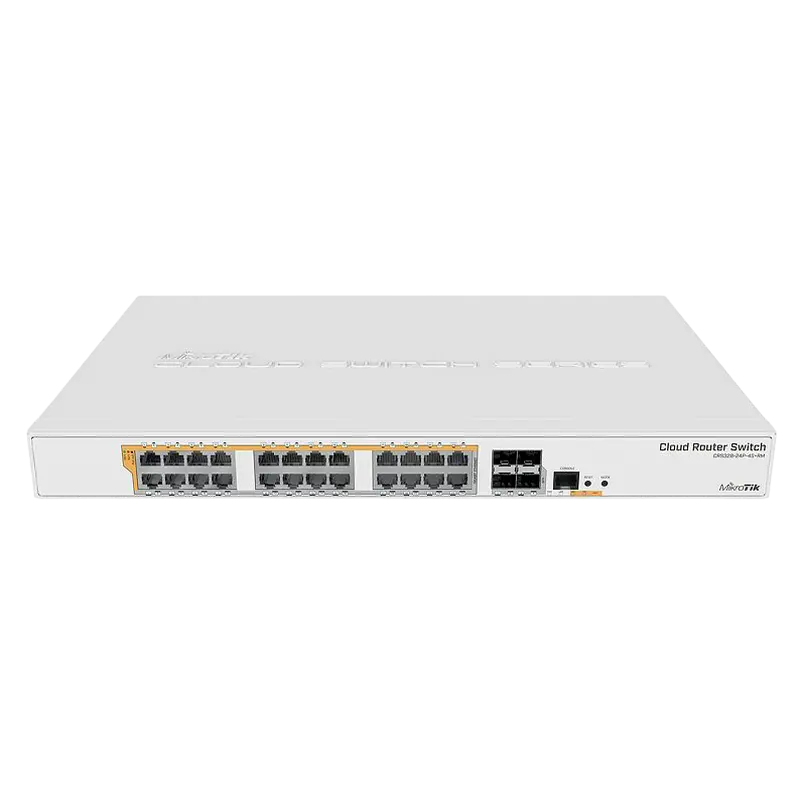 PoE коммутатор MikroTik CRS328-24P-4S+RM, Белый - photo