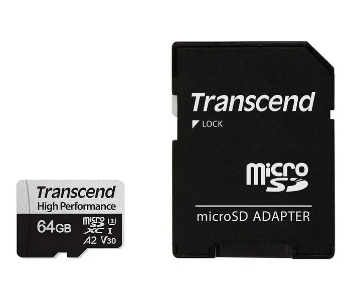 Card de Memorie Transcend MicroSDXC Class 10, 64GB (TS64GUSD330S) - photo