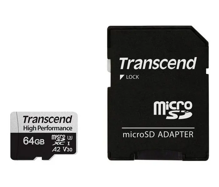 Карта памяти Transcend MicroSDXC Class 10, 64Гб (TS64GUSD330S) - photo