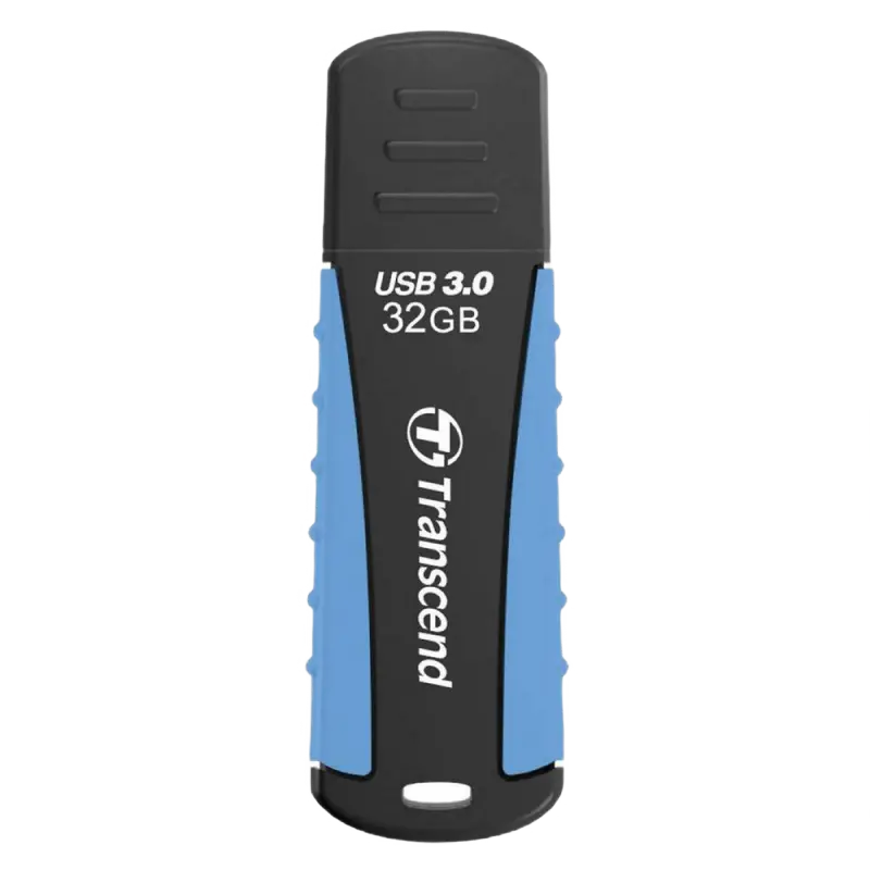 USB Flash накопитель Transcend JetFlash 810, 32Гб, Чёрный/Синий - photo