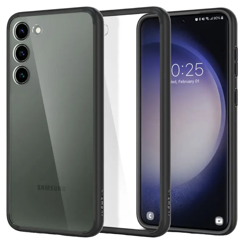 Husă Spigen Samsung S23+, Ultra Hybrid, Negru Mat - photo