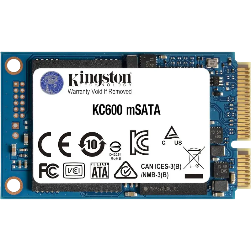 Накопитель SSD Kingston KC600, 1000Гб, SKC600MS/1024G - photo