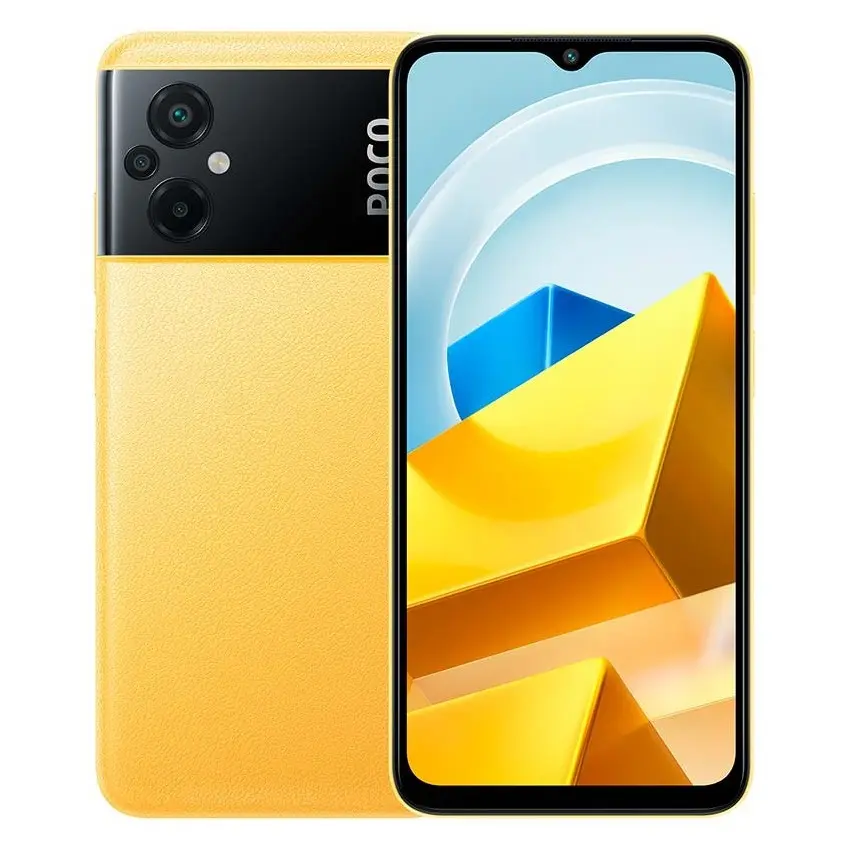 Смартфон Xiaomi Poco M5, 6Гб/128Гб, Жёлтый - photo