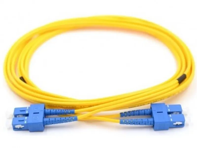Fiber optic patch cords, singlemode Duplex SC-SC, 5m - photo