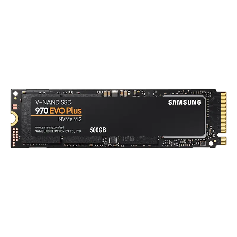 Накопитель SSD Samsung 970 EVO Plus  MZ-V7S500, 500Гб, MZ-V7S500B/AM - photo