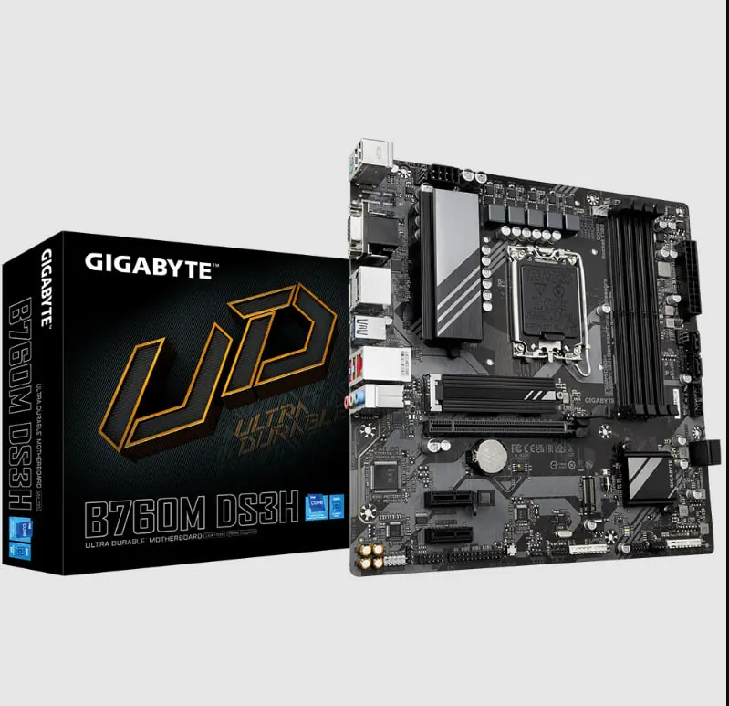 Placă de bază Gigabyte B760M DS3H, LGA1700, Intel B760, Micro-ATX - photo