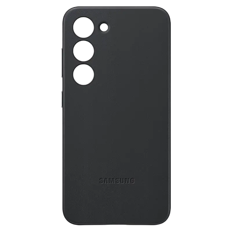 Чехол Samsung Leather Cover for Galaxy S23+, Чёрный - photo