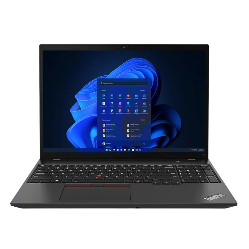 Ноутбук для бизнеса 16" Lenovo ThinkPad T16 Gen 1 (AMD), Thunder Black, AMD Ryzen 7 PRO 6850U, 32Гб/1024Гб, Без ОС - photo