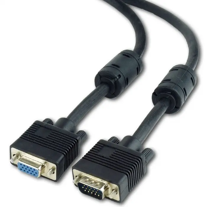 Cablu Video Cablexpert CC-PPVGAX-6B, VGA D-Sub (M) - VGA D-Sub (F), 1,8m, Negru - photo
