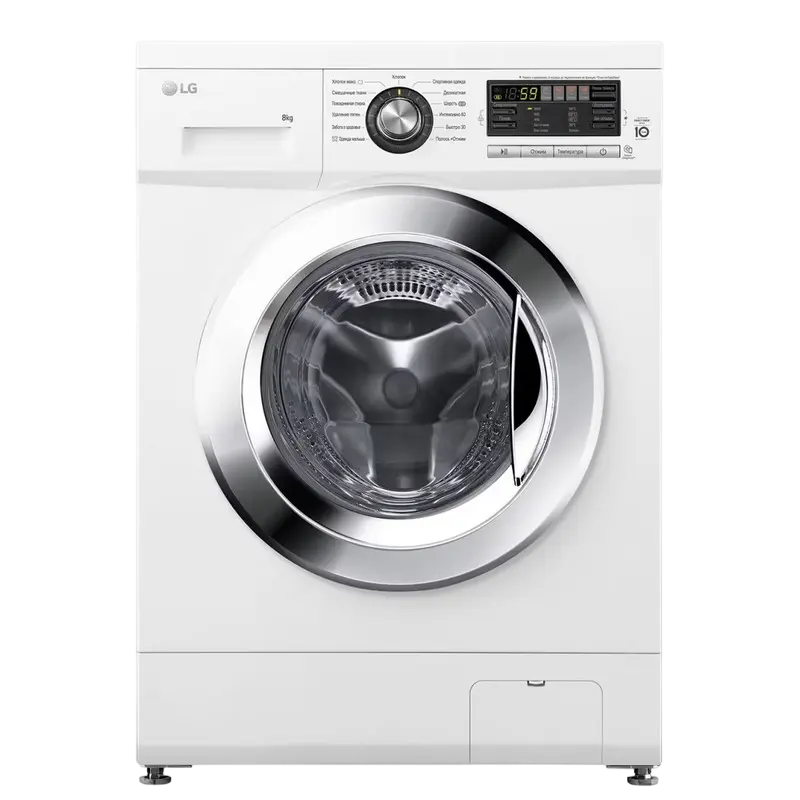 Mașină de spălat LG F1096TD3, 8kg, Alb - photo