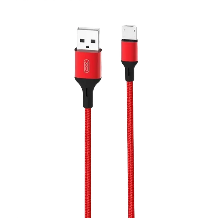 Cablu încărcare și sincronizare XO NB143, Micro-USB/USB Type-A, 2m, Roșu - photo