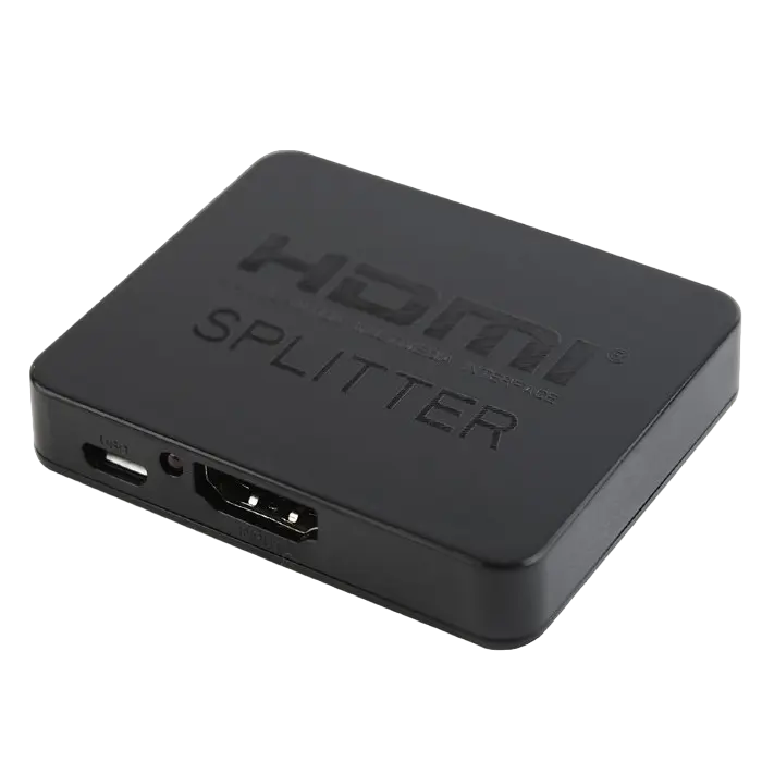 Splitter HDMI Cablexpert DSP-2PH4-03, HDMI (F) - 2x HDMI (F), Negru - photo