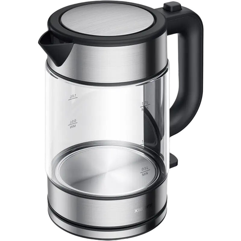 Fierbător electric Xiaomi Electric Glass Kettle, Negru/Oțel inoxidabil - photo