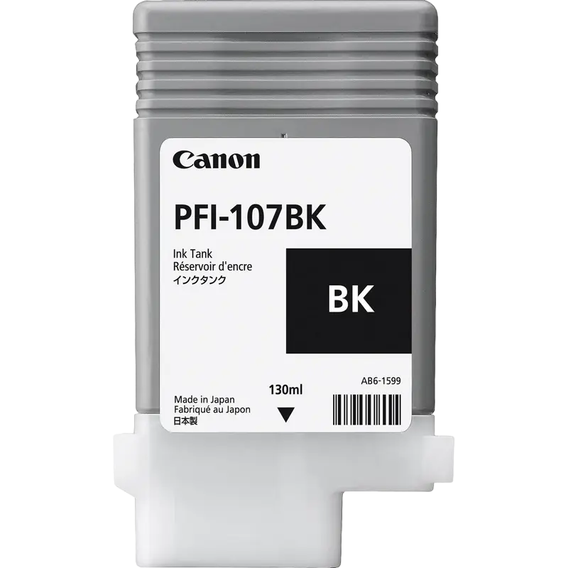 Картридж чернильный Canon PFI-107, 130мл, Черный - photo