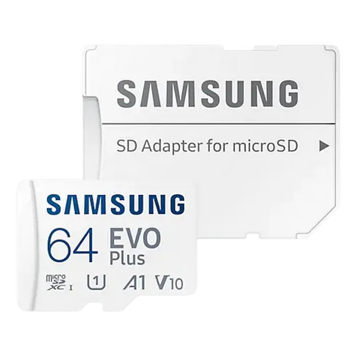 Карта памяти Samsung EVO Plus MicroSD, 64Гб (MB-MC64KA/EU) - photo