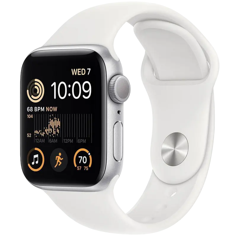 Ceas inteligent Apple Watch SE (2nd gen), 44mm, Alb - photo