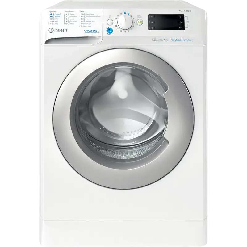 Mașină de spălat Indesit BWE 91496X WSV EE, 9kg, Alb - photo