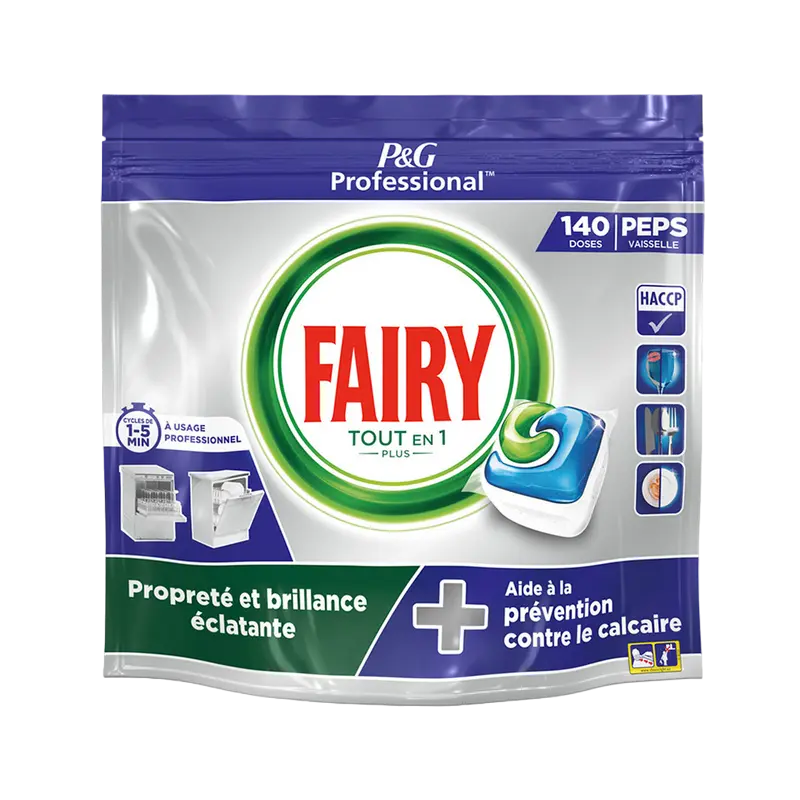 Капсулы All in One Fairy P&G Professional, 140 шт - photo