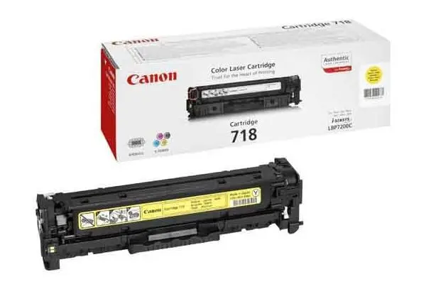 Laser Cartridge Canon 718 Y, Yellow - photo