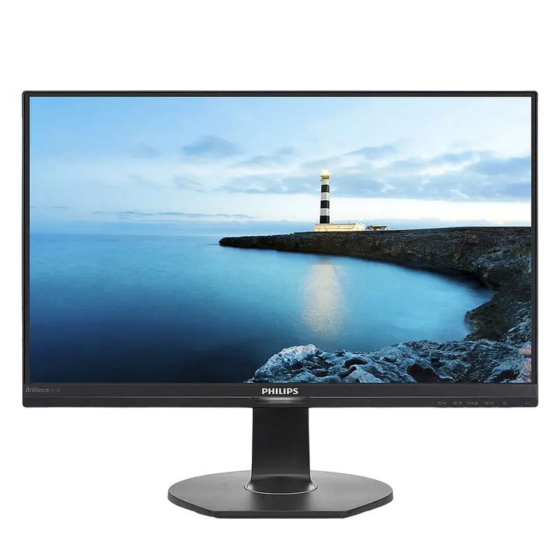 23,8" Монитор Philips 241B7QUPBEB, IPS 1920x1080 FHD, Черный/Серебристый - photo