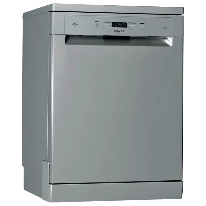 Посудомоечная машина Hotpoint-Ariston HFC 3C41 CW X, Серебристый - photo