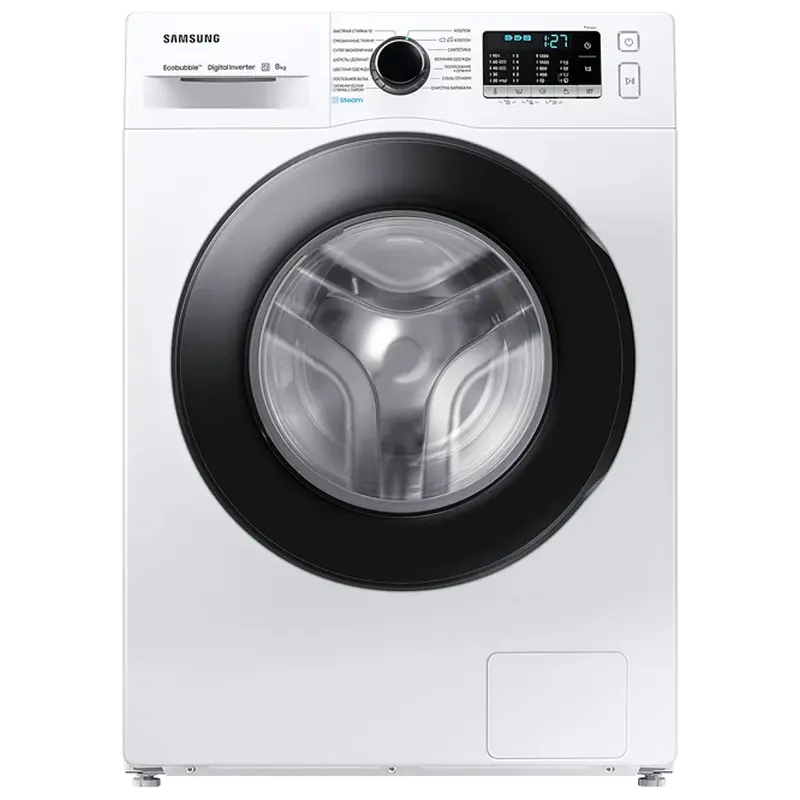Mașină de spălat Samsung WW80AAS22AE/UA, 8kg, Alb - photo