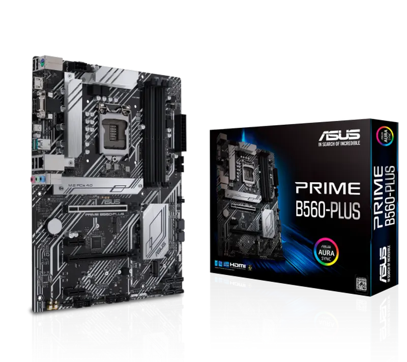 Placă de bază ASUS PRIME B560-PLUS, LGA1200, Intel B560, ATX - photo