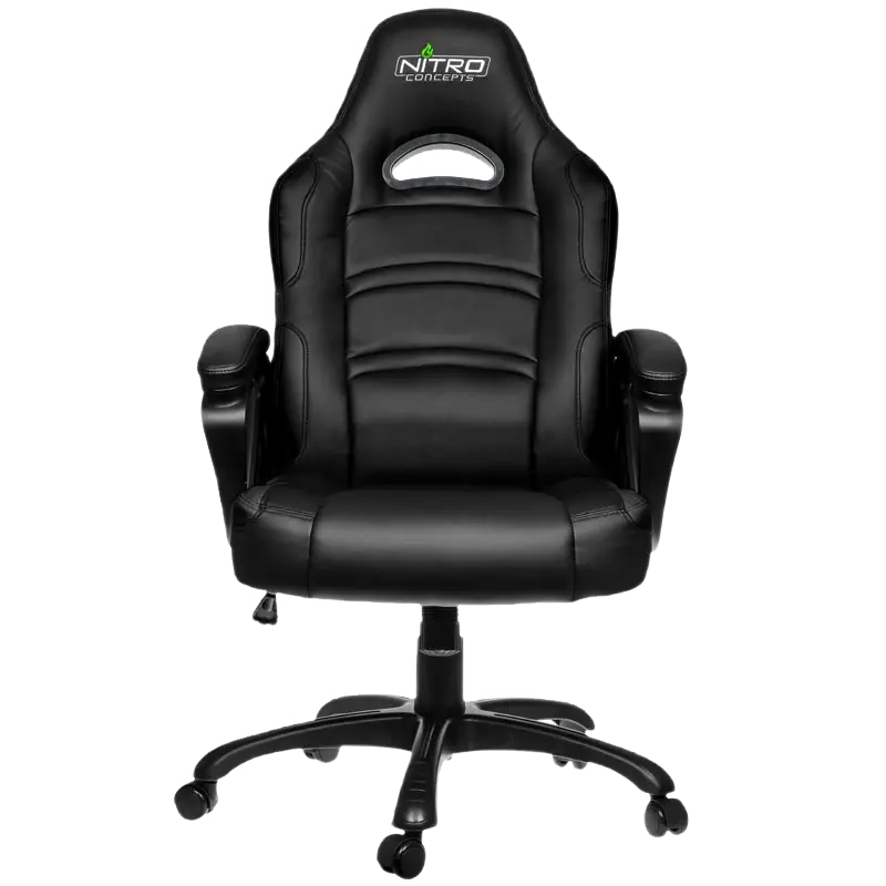 Игровое кресло Gamemax GCR07, Искусственная кожа, Чёрный - photo