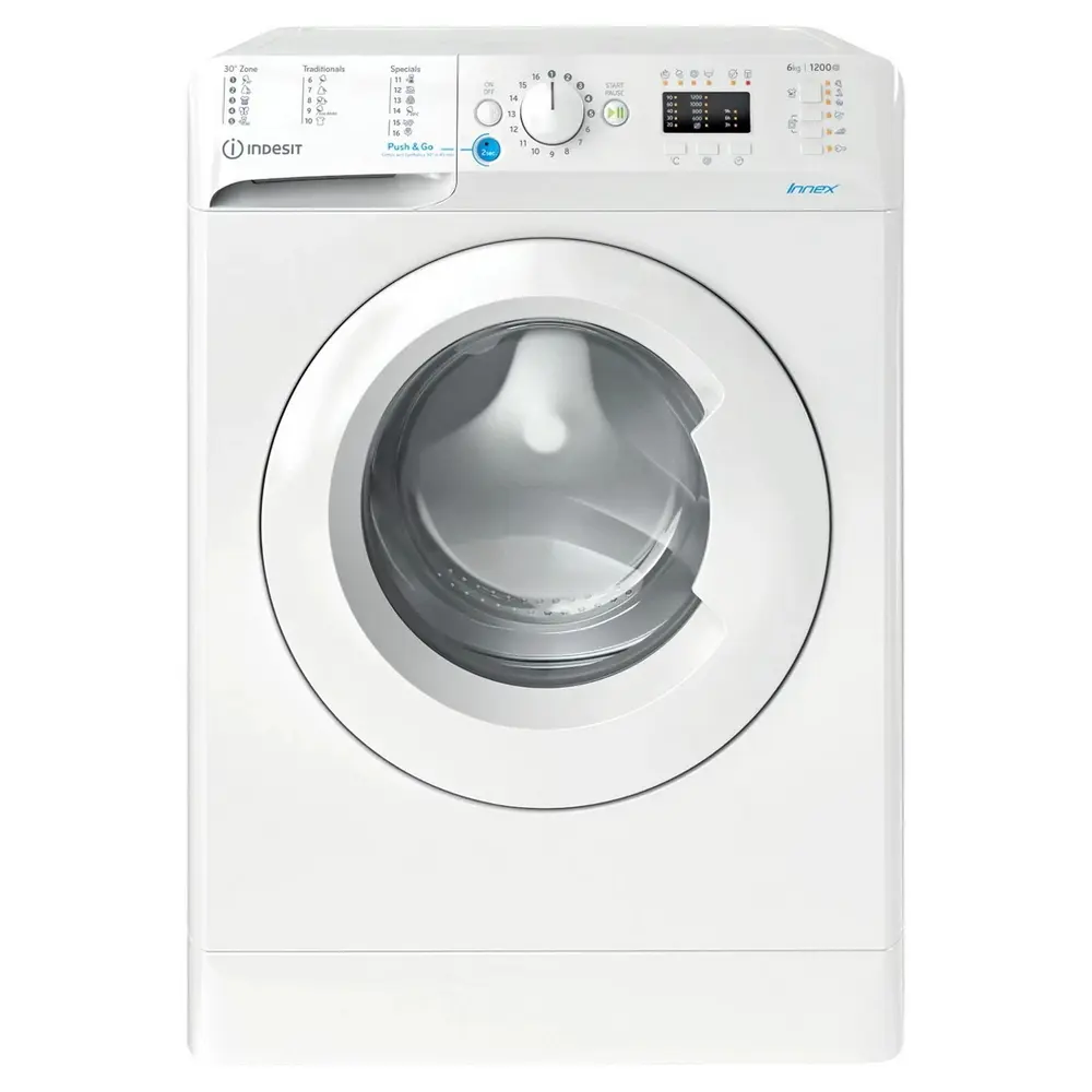Mașină de spălat Indesit BWSA 61251 W EU, 6kg, Alb - photo