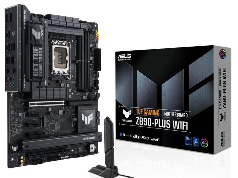 Материнская плата ASUS TUF GAMING Z890-PLUS WIFI, LGA1851, Intel Z890, ATX - photo