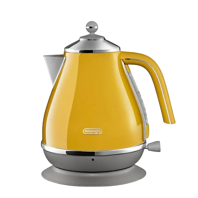 Электрочайник DeLonghi KBOC 2001 Y, New York Yellow - photo