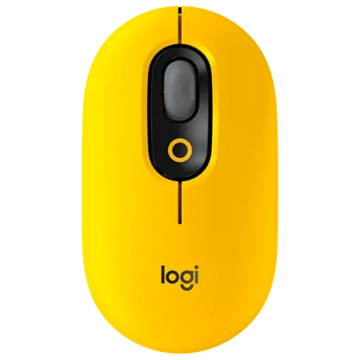 Беcпроводная мышь Logitech POP, Жёлтый - photo