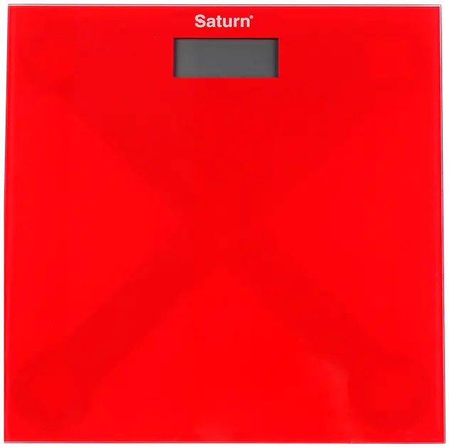 Cântar de podea Saturn ST-PS0294 , Roșu - photo