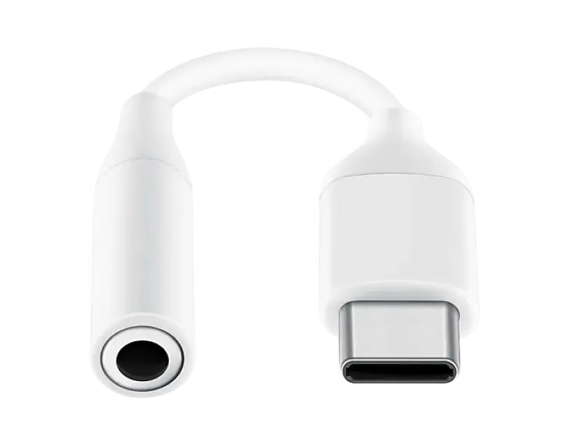 Аудио адаптер Samsung EE-UC10JUWRGRU, USB Type-C/3.5 mm (F), Белый - photo