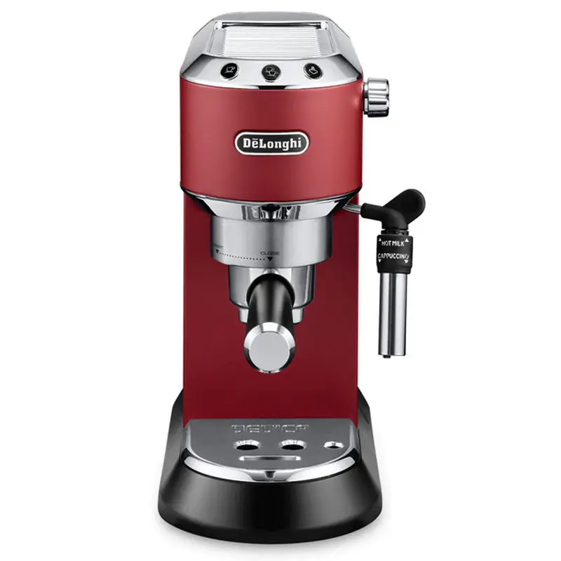 Espressor manual De'Longhi Dedica Pump Espresso, 1300W, Roșu